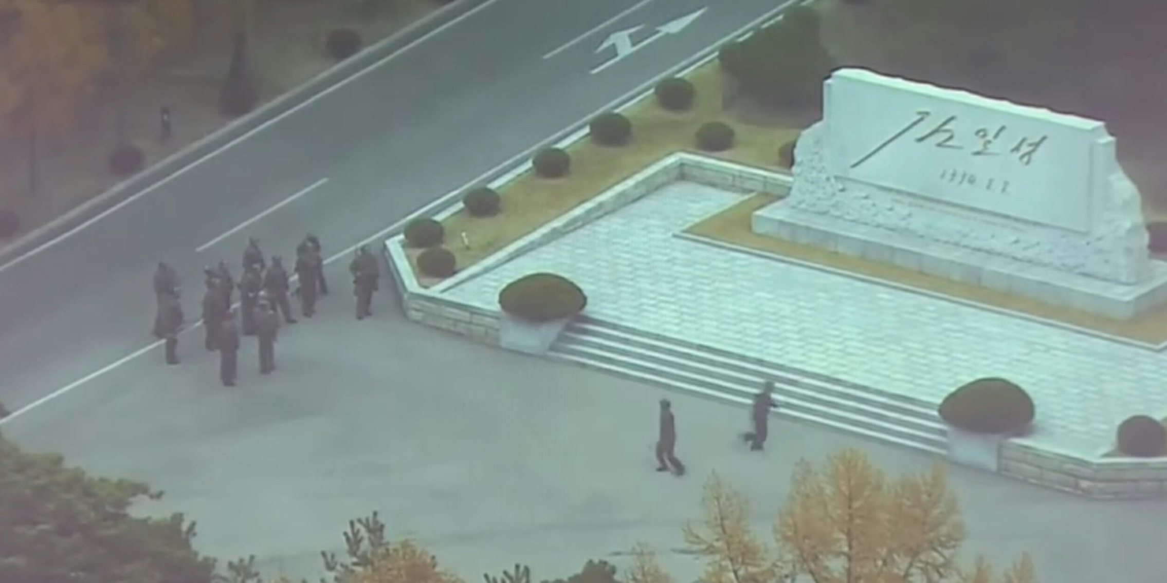 A video has been released of a North Korea soldier trying to escape the secluded country. 