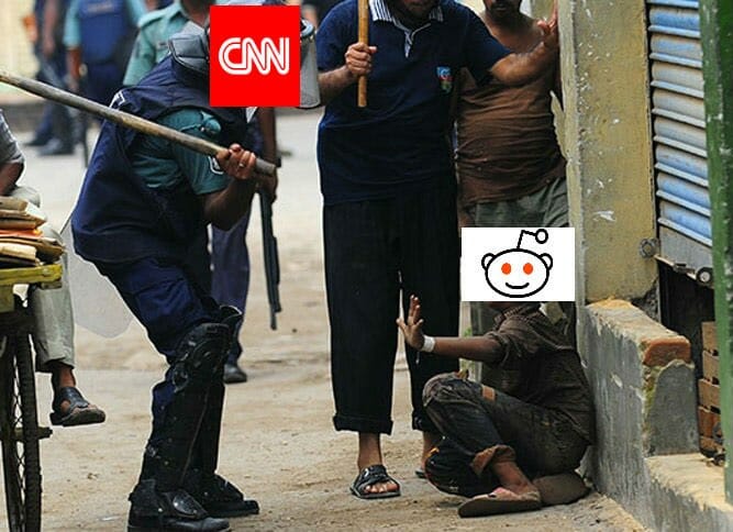 cnn attacking redditor blackmail meme