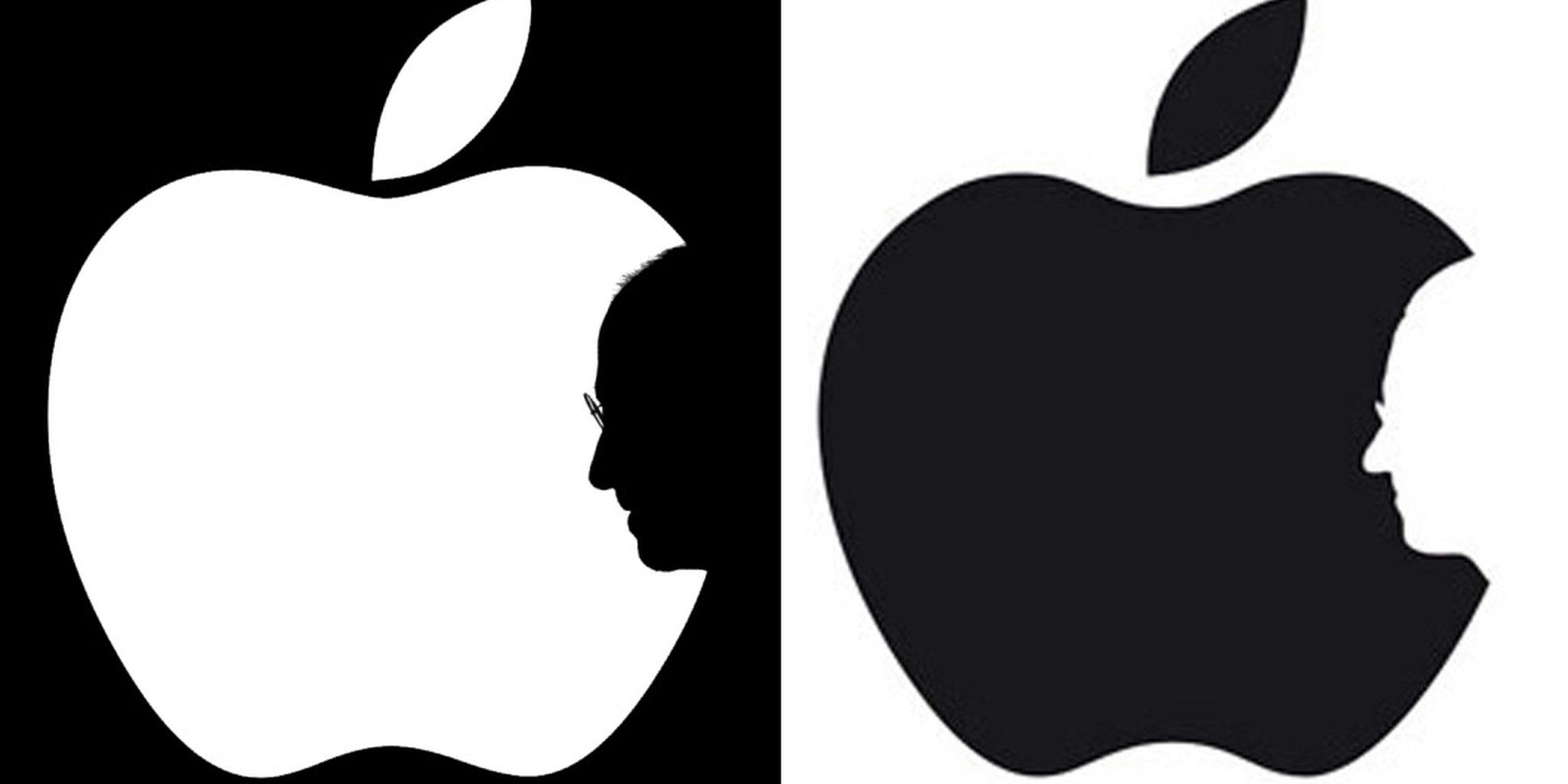 steve jobs apple logo