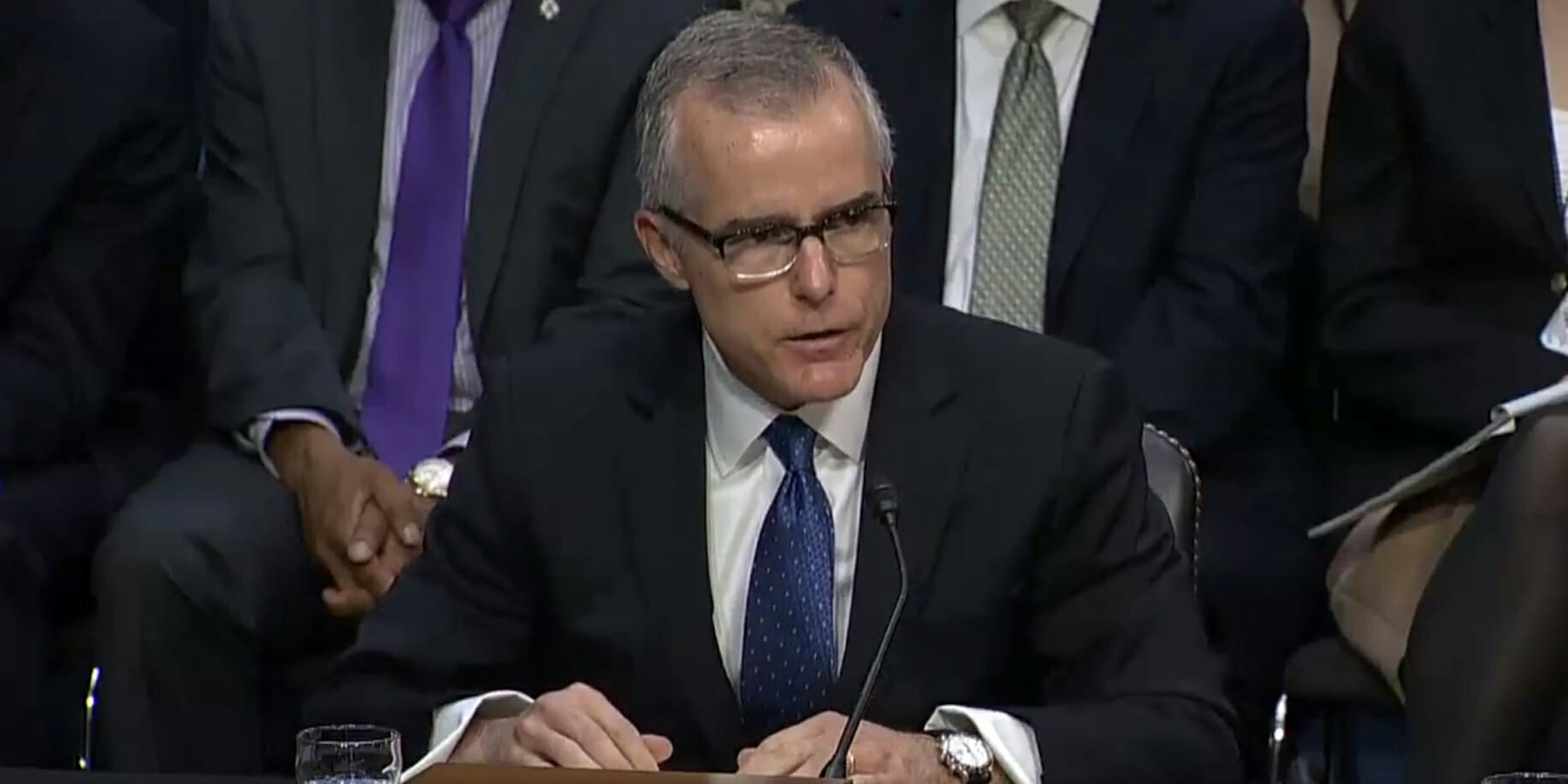 Acting FBI Director Andrew McCabe refuted the claim that former FBI Director James Comey had lost the confidence of agency employees.