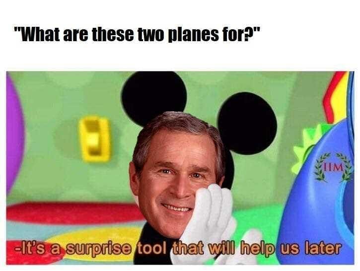 bush did 9/11 mickey mouse clubhouse meme