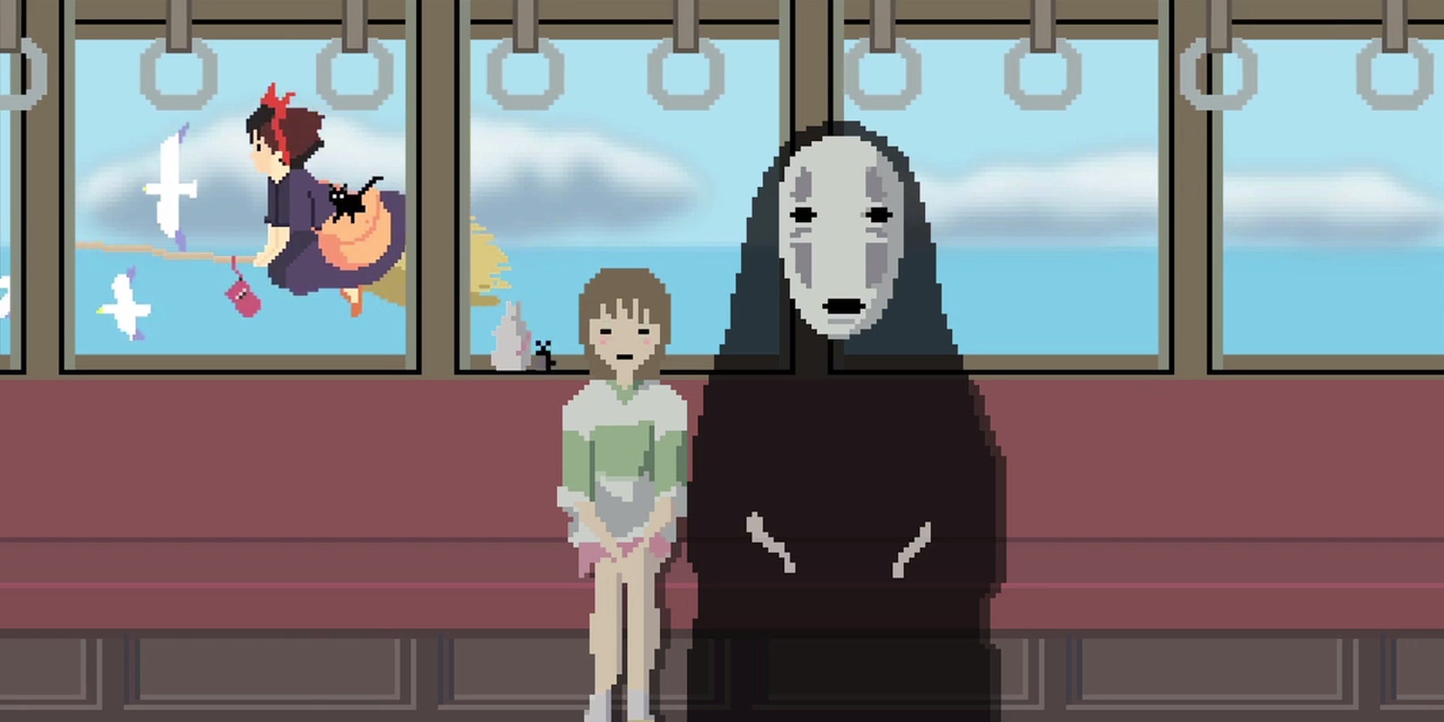 This pixelart tribute to Studio Ghibli will melt your heart