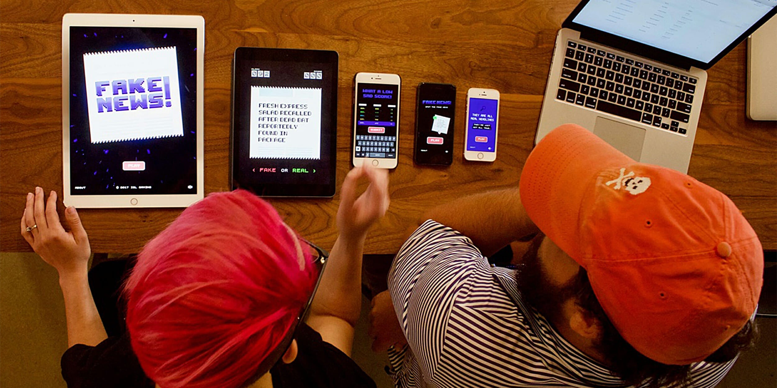 Test your fake news spotting skills with this new retrolooking game