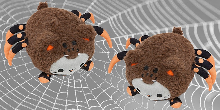 spider meowchi plush