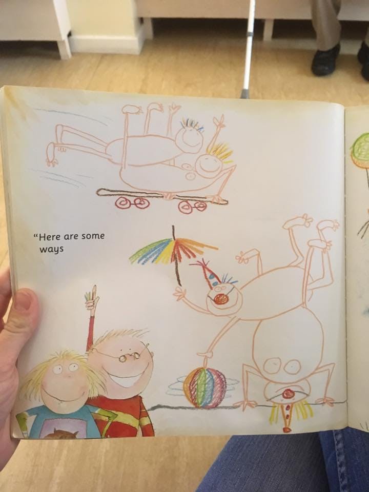 A page from the children's sex education book 