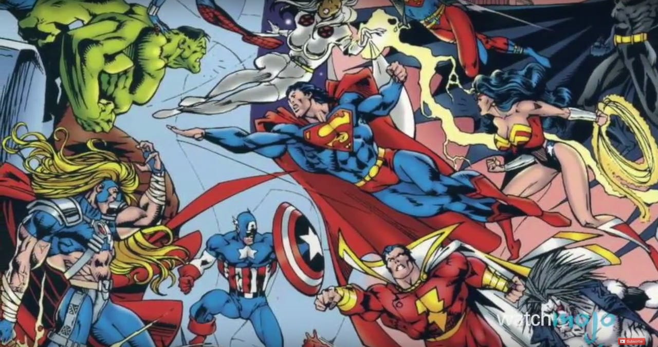 marvel vs dc : marvel and dc characters