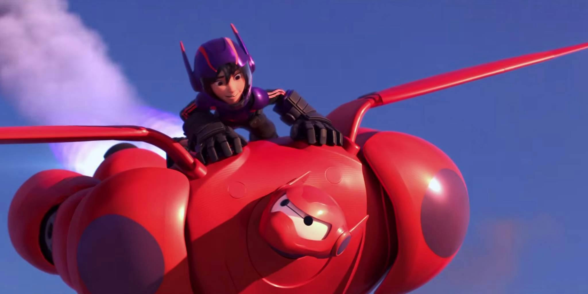 Город героев приключение. Big Hero 6. Красный робот мультик. Беймакс. Город героев дракон.