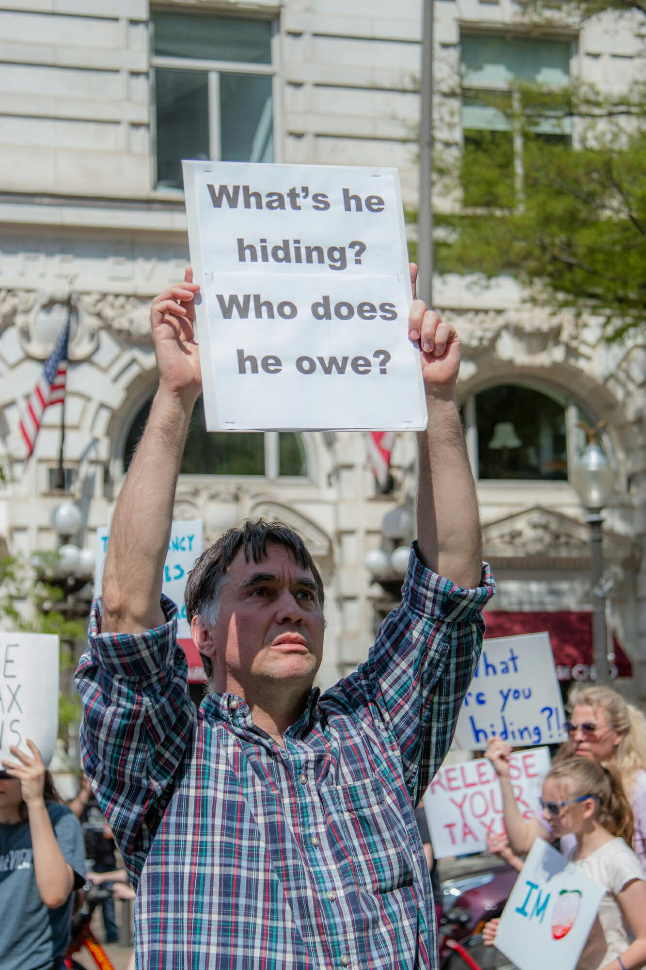 Tax Day protest against Trump