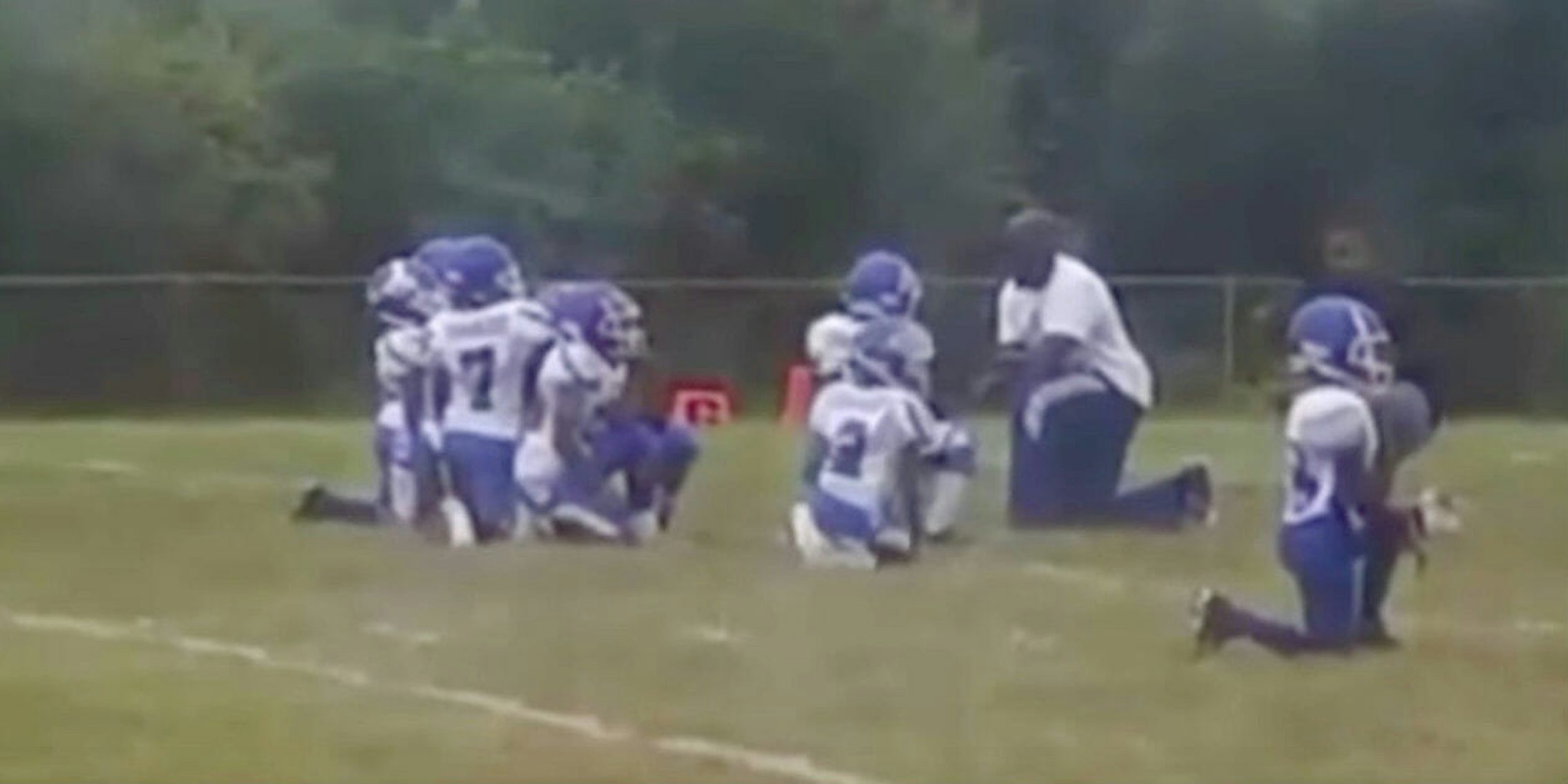 kneel for national anthem st. louis youth team