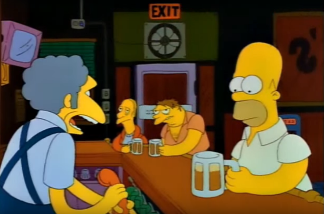 Moe answers phone