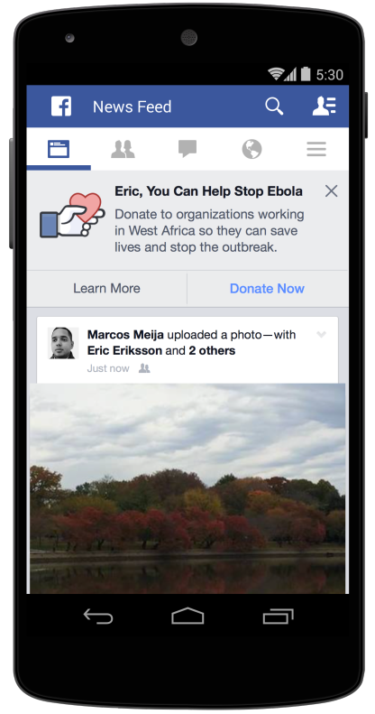 Facebook Ebola 