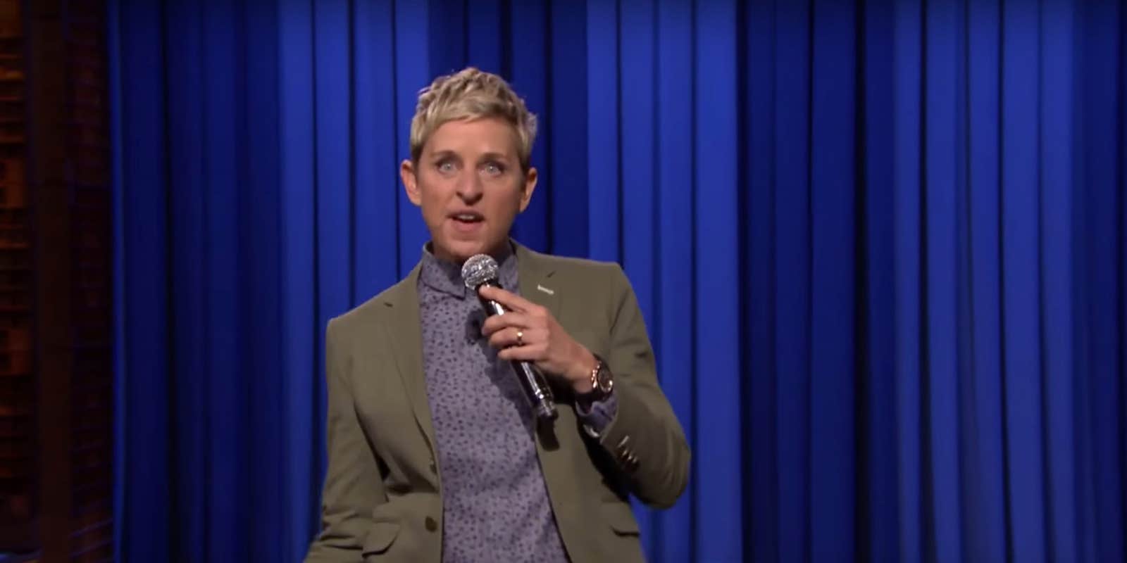 Jimmy Fallon and Ellen DeGeneres held a lip-sync battle on 'The Tonight