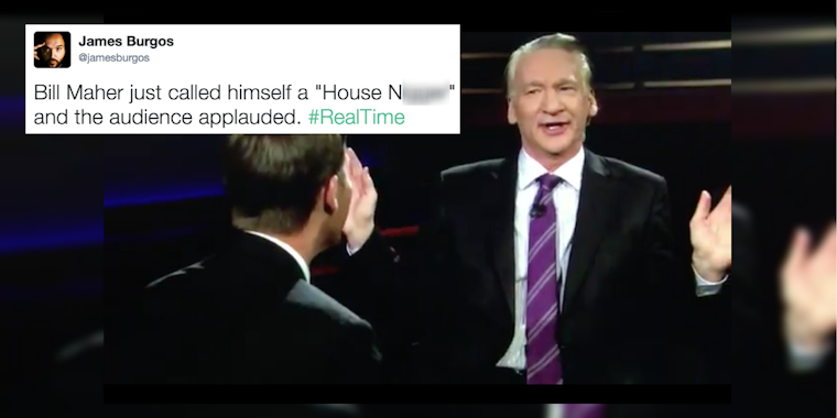 Bill Maher saying the n-word on 'Real Time with Bill Maher'