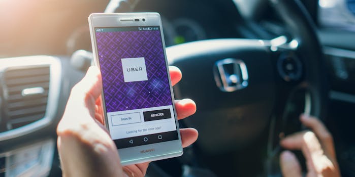 uber ride-hailing smartphone app android