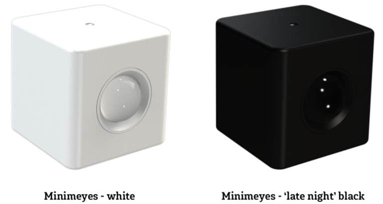 Minimeyes motion sensor, white and black