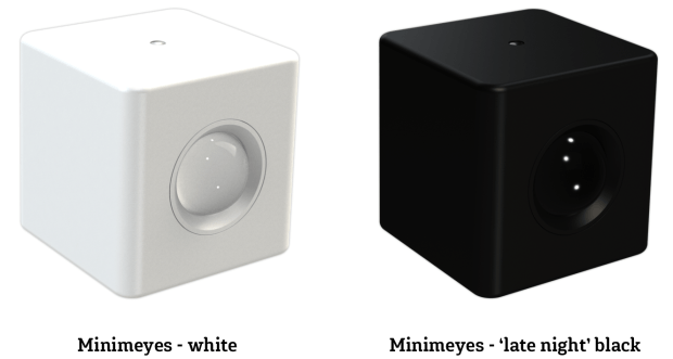 Minimeyes motion sensor, white and black