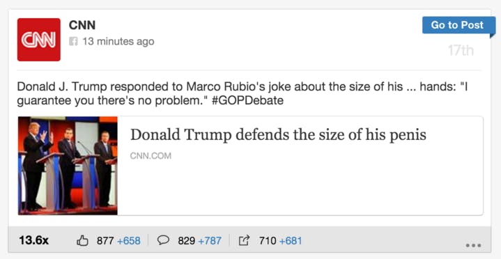 Trump defends his manhood after Rubio's 'small hands' comment
