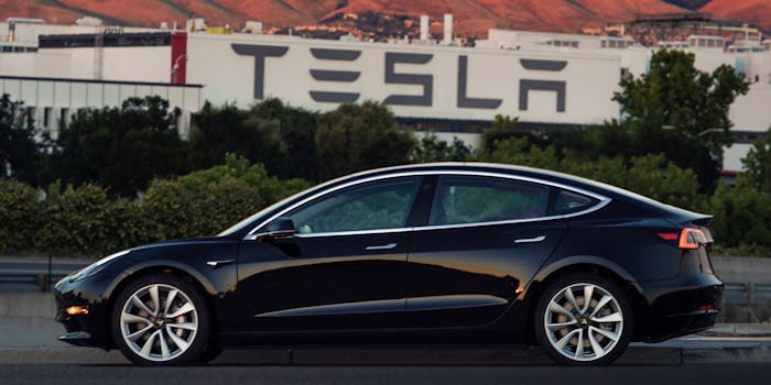 Tesla Model 3 Elon Musk tweets photos