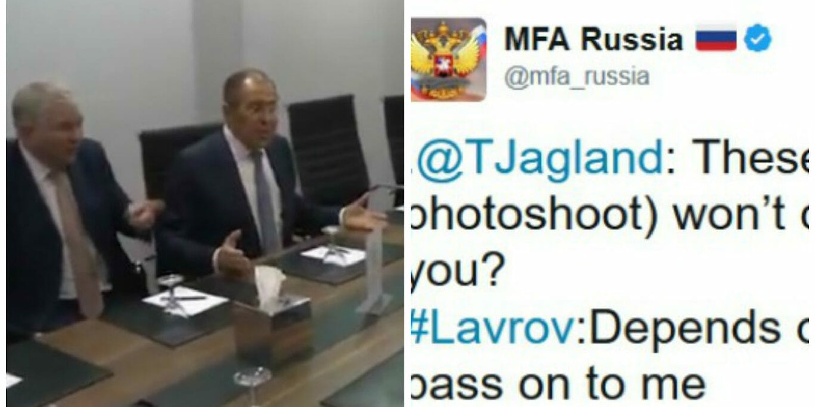 Sergey Lavrov makes fun of Donald Trump