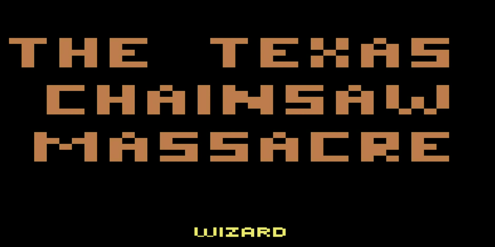 best atari games - texas chainsaw massacre