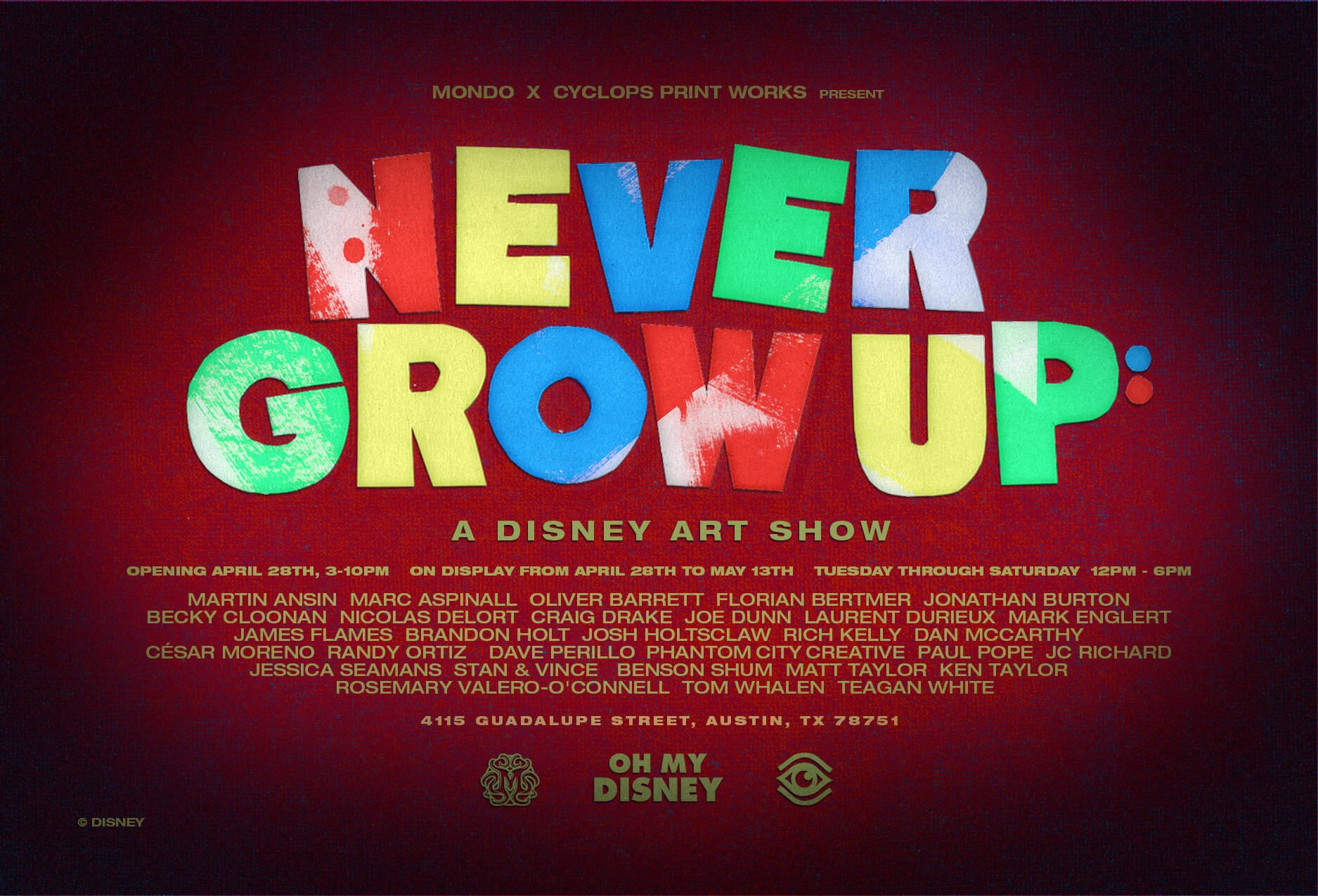 Mondo Gallery Disney Show