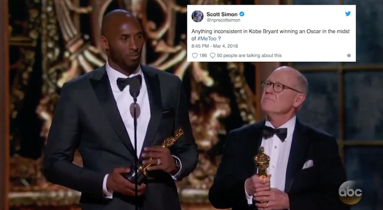 Kobe Bryant won an Oscar for his short animated film 'Dear Basketball.'