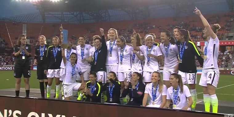 U.S. womens soccer team equal gender pay