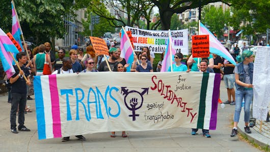 what does transgender mean: transgender solidarity transphobia protest