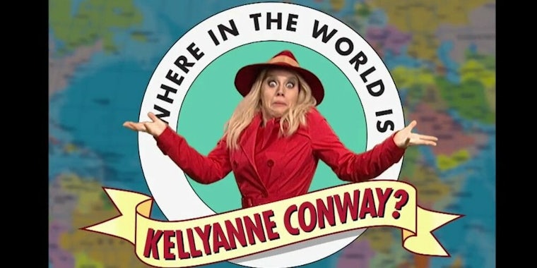 Kellyanne Conway Carmen Sandiego SNL