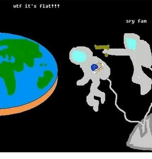 flat earth memes