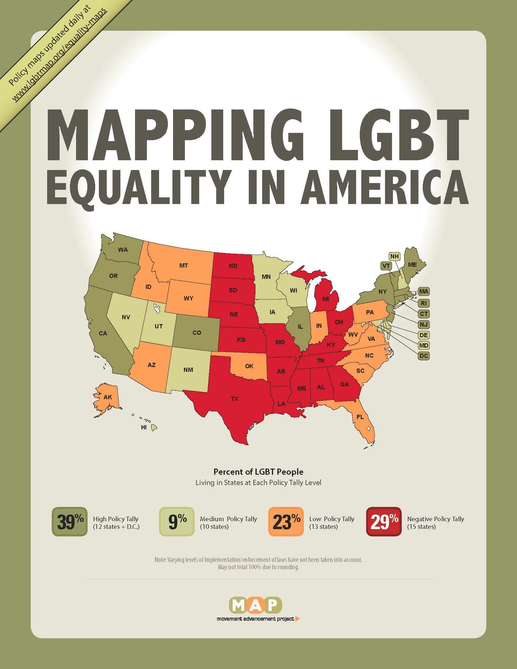 The 15 worst states for LGBT and transgender rights