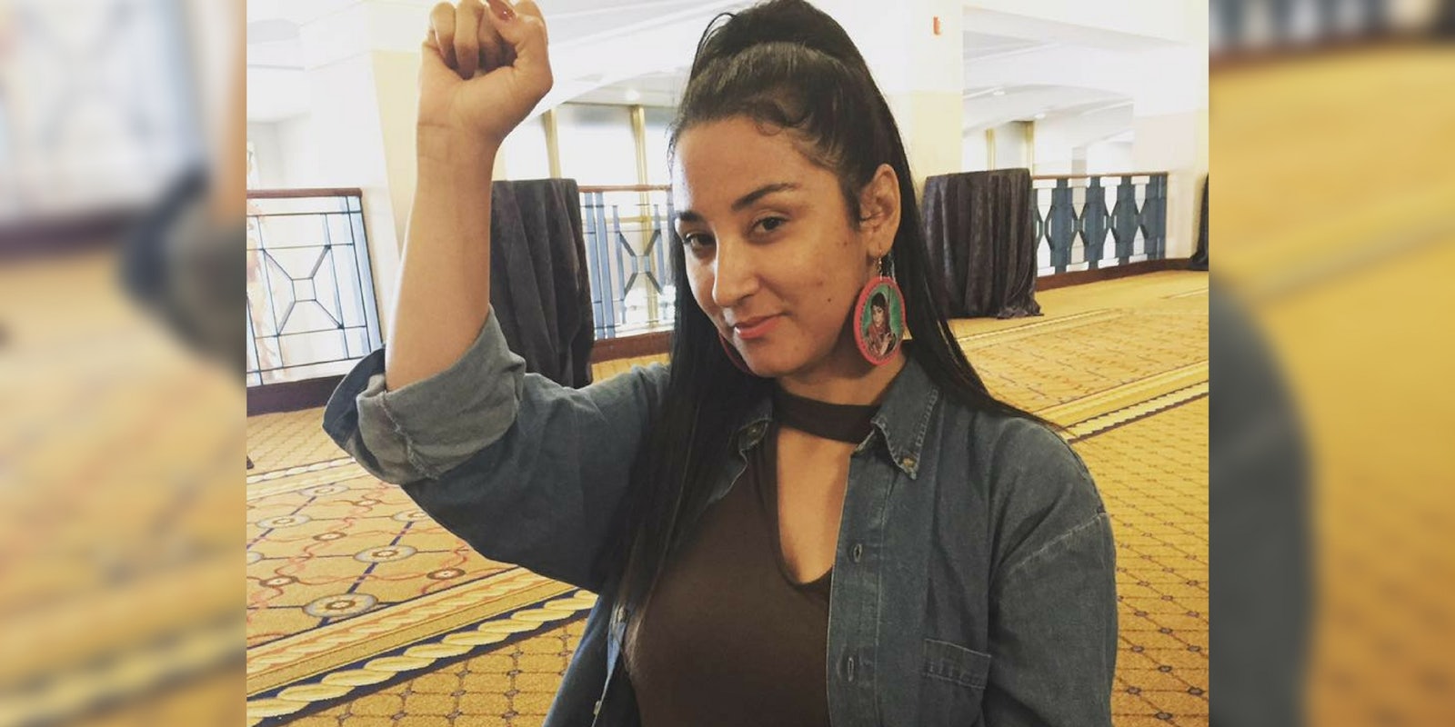 Alejandra Pablos, an abortion rights activist who has been detained by ICE.