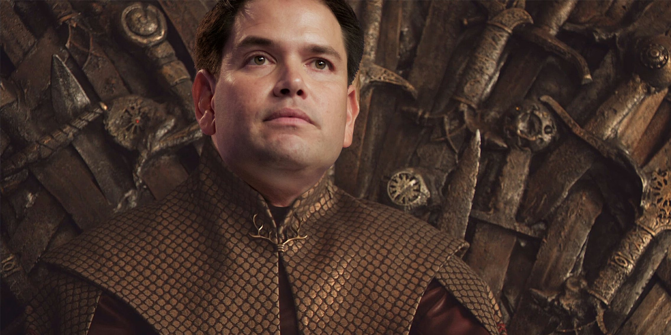 Marco Rubio on the Iron Throne