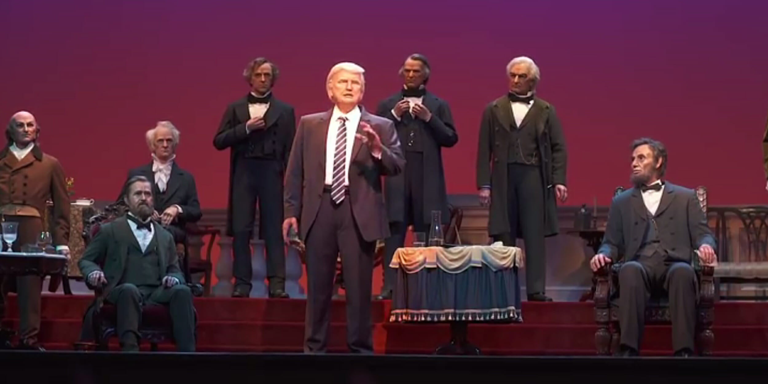 The Ugliest Disney Animatronic Presidents