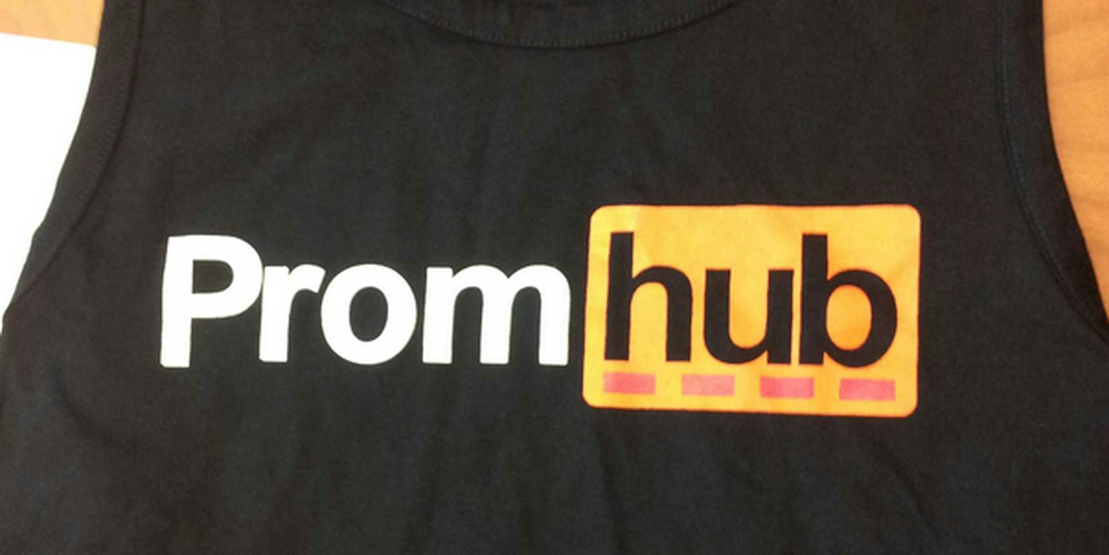 2270px x 1135px - This high school's prom shirt was inspired by a huge porn site - The Daily  Dot
