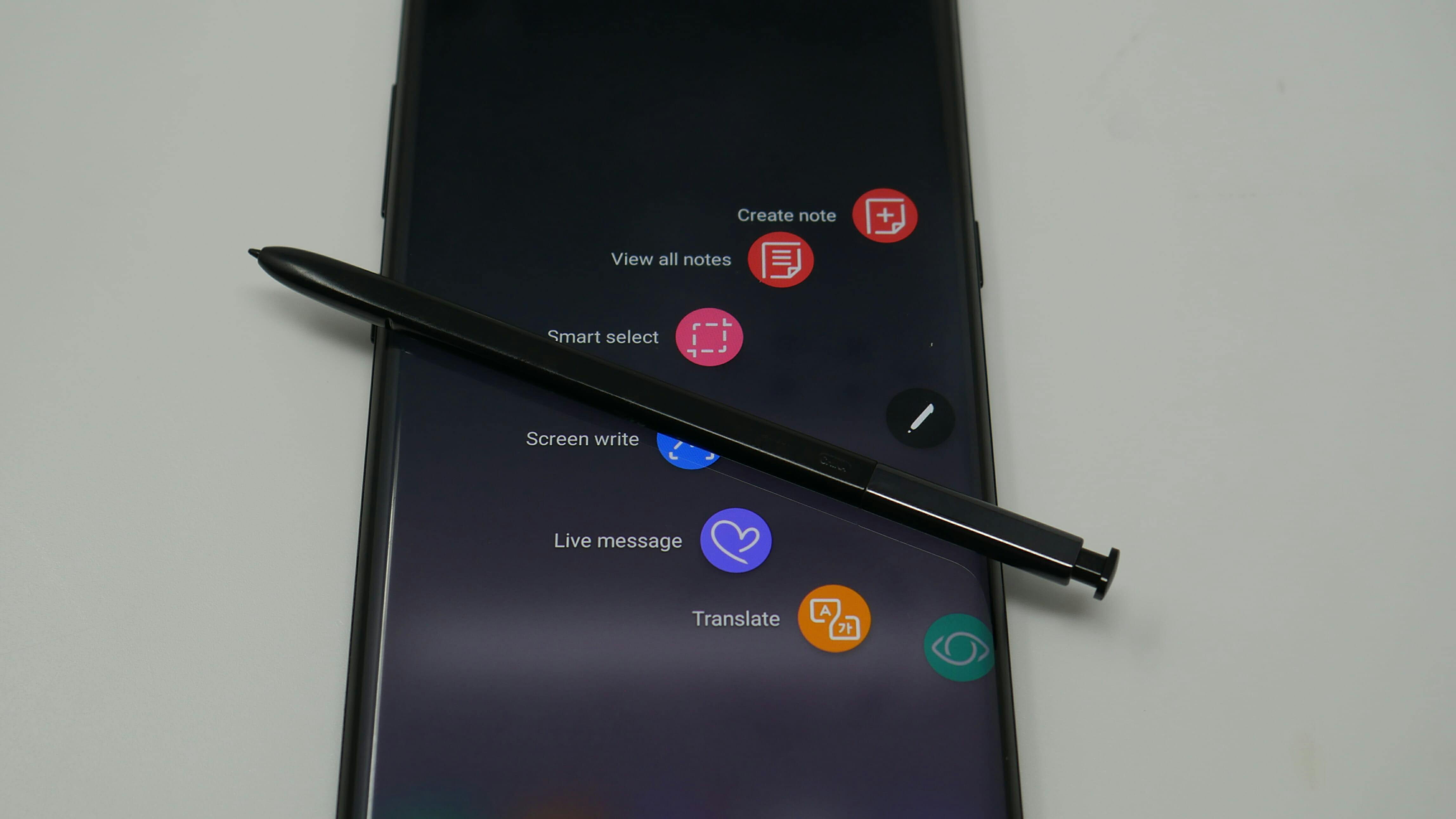 samsung galaxy note 8 s pen features