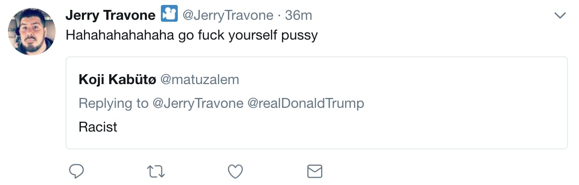 Jerry Travone Tweet