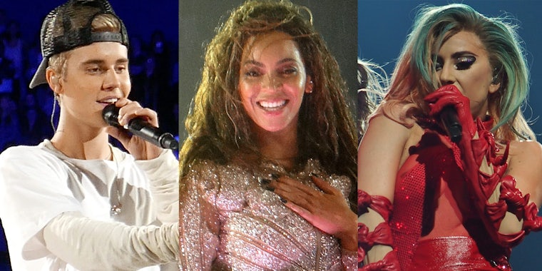 Justin Bieber, Beyonce, and Lady Gaga and Stan culture.
