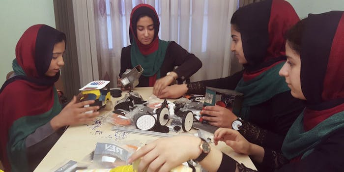 all girls team afghanistan robotics team FIRST competition