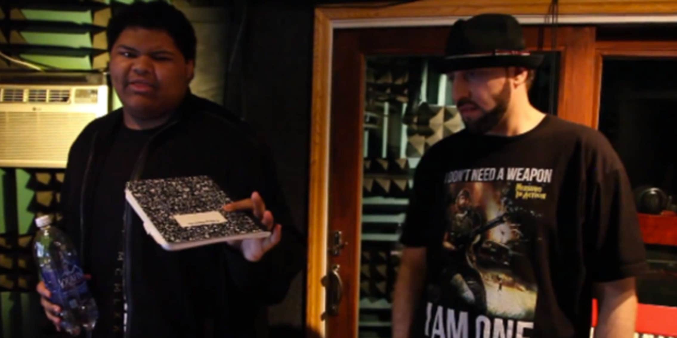 Watch this 17-year-old rapper freestyle about anything put in front of ...