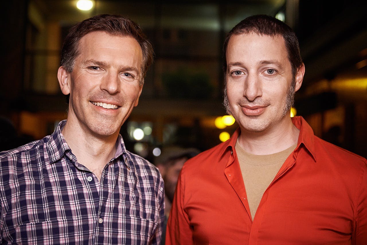 Subterfuge creators Noel Llopis (left) and Ron Carmel (right).