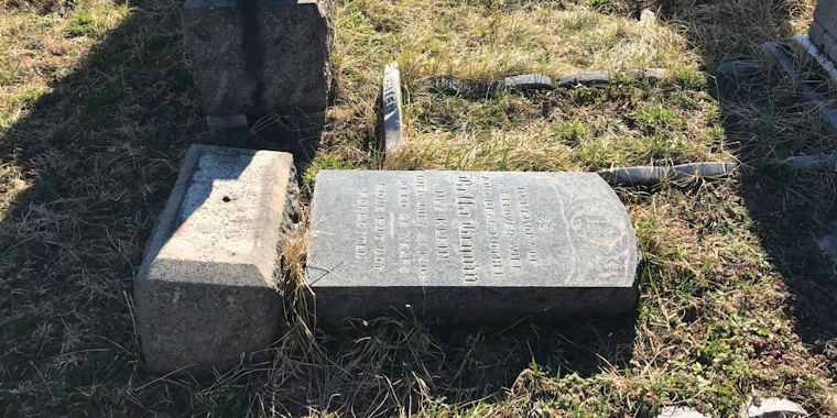 Another Jewish cemetery has been vandalized