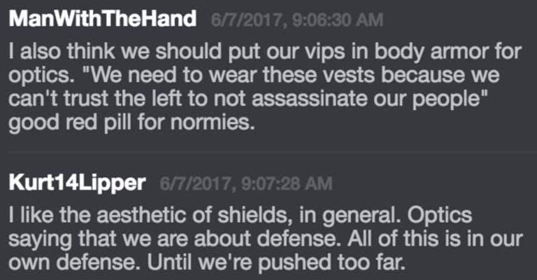 Unite the Right chat