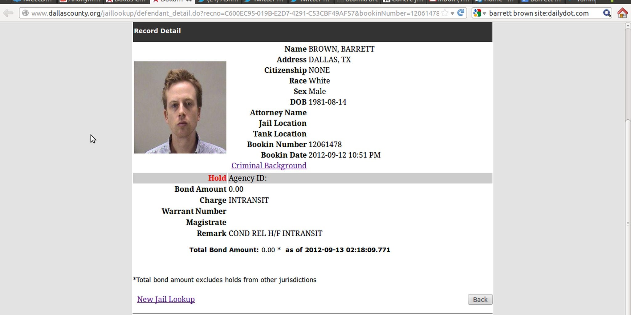 Anonymous hacker's arrest caught on tape