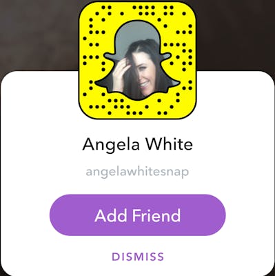 sexy Snapchat girls: Angela White