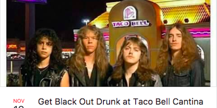 blackout drunk taco bell