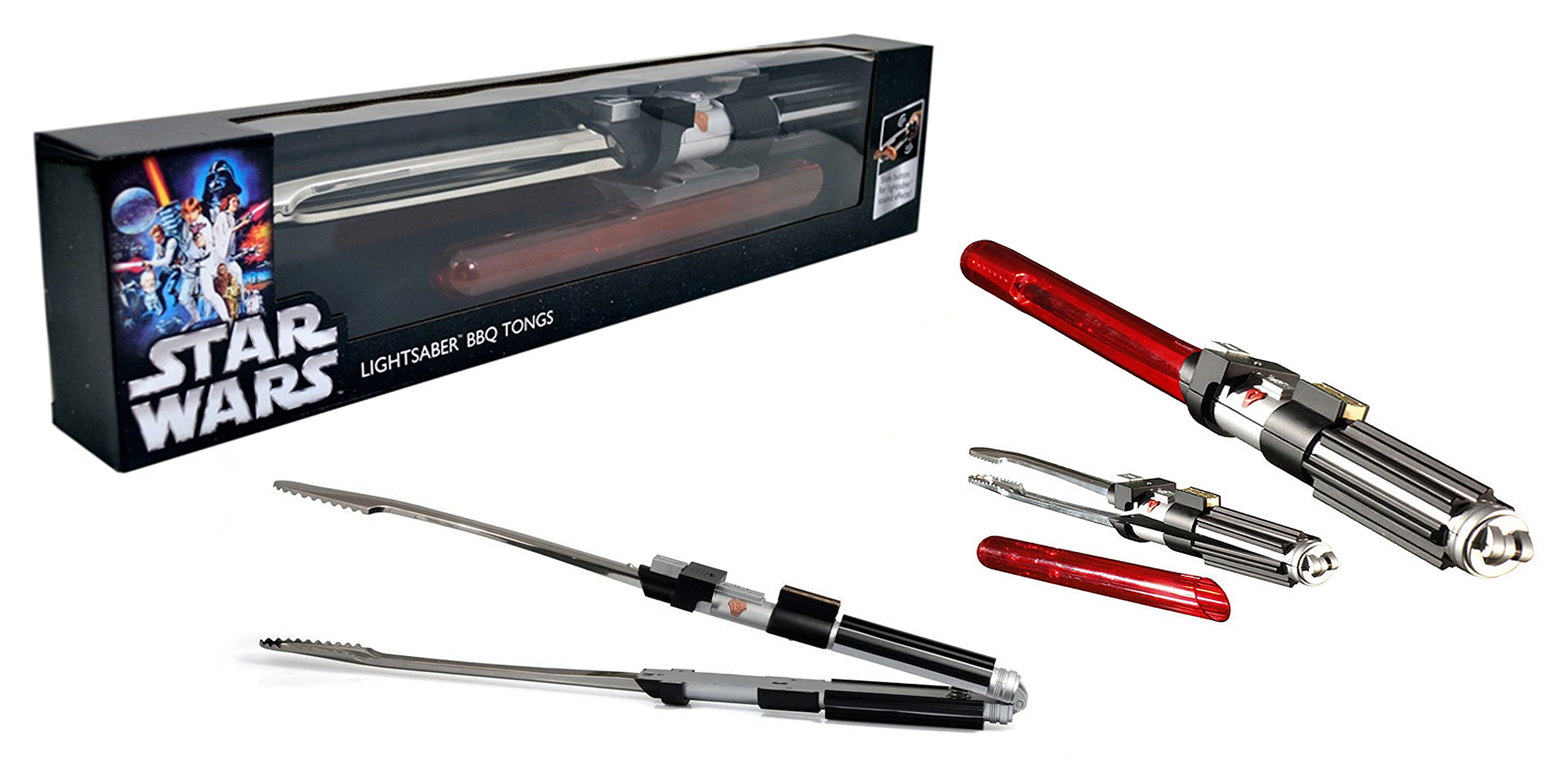 Star wars lightsaber clearance bbq tongs