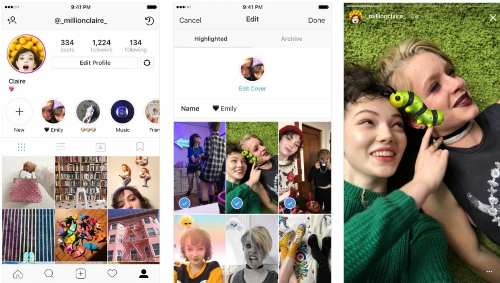 instagram archives highlights