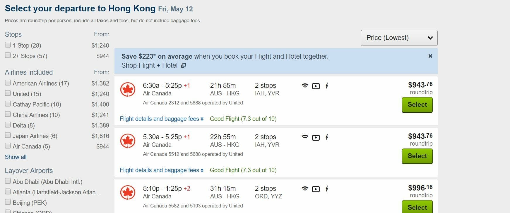 This Is How to Exclude Problem Airlines on Major Booking Sites