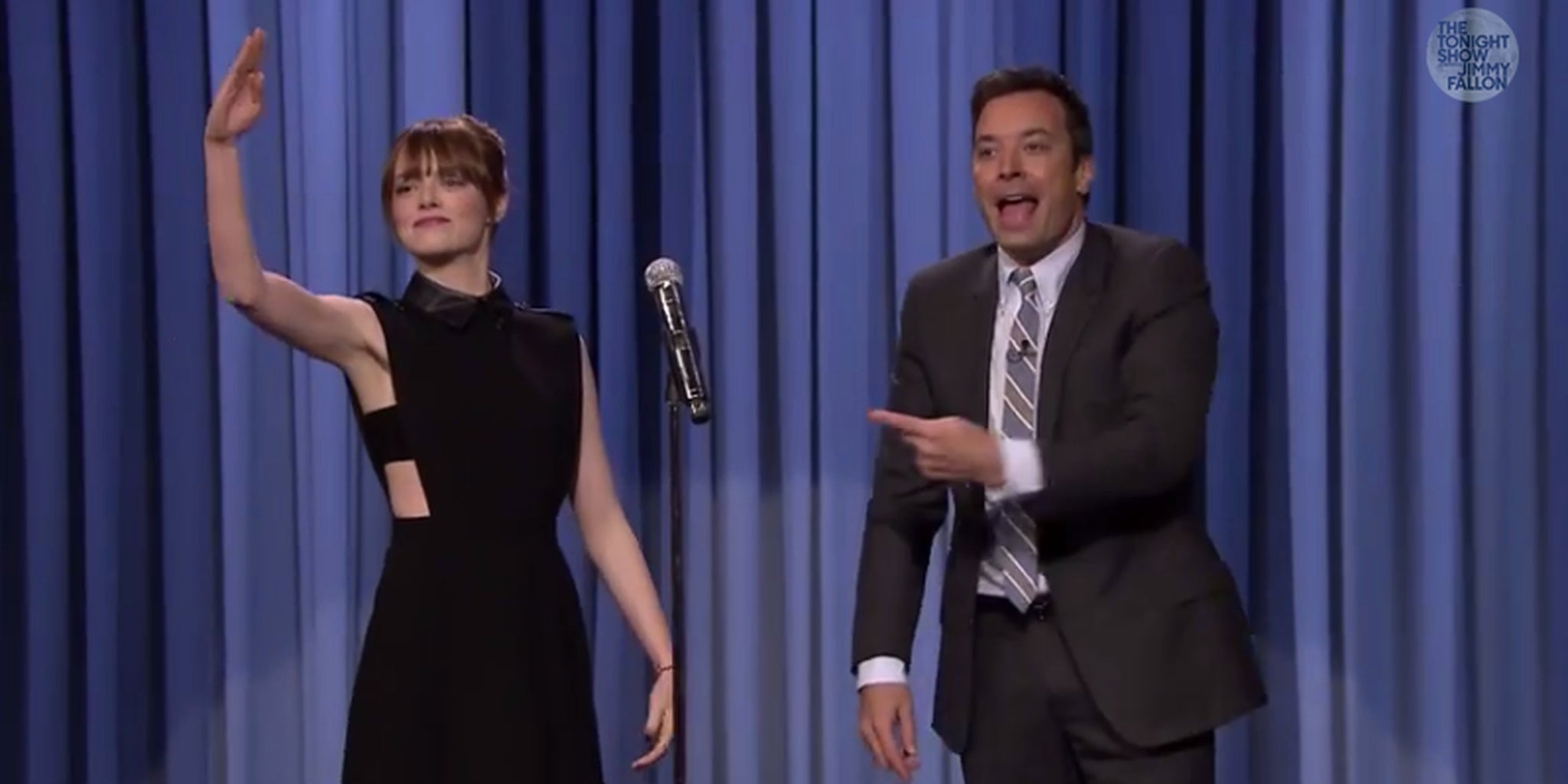 Fall in love with Emma Stone as she destroys Jimmy Fallon in a lip